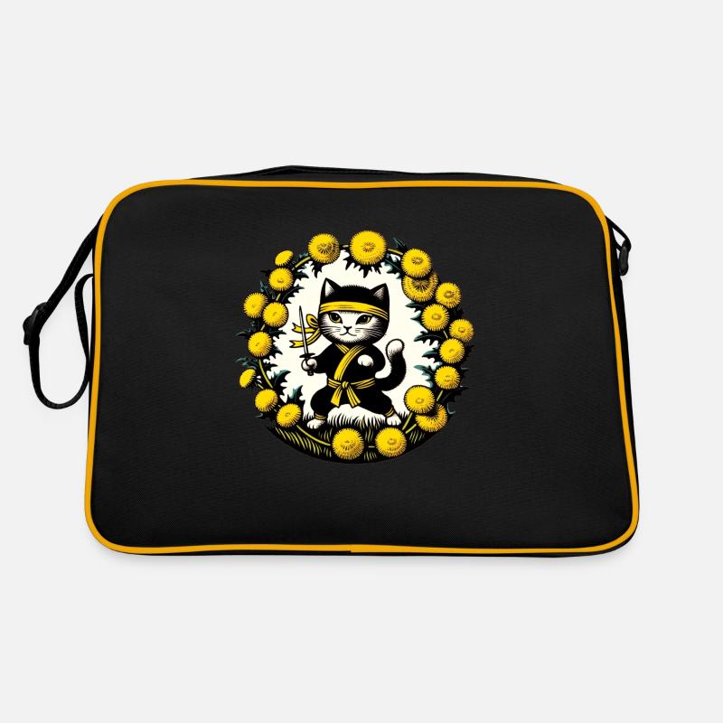 Ninja Cat Retro Bag