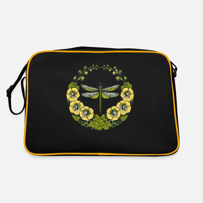 Libellule verte Sac Retro