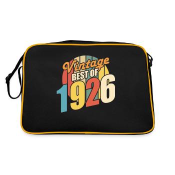 Vintage 1926 meilleur de 1926 - annif 98 ans - Sac Retro - noir/or - Dos
