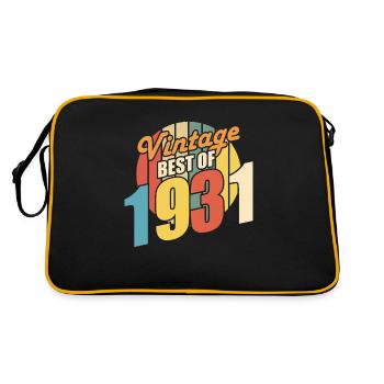 Vintage 1931 Best of 1931 - Annif 93 Years - Retro Bag - black/gold - Back
