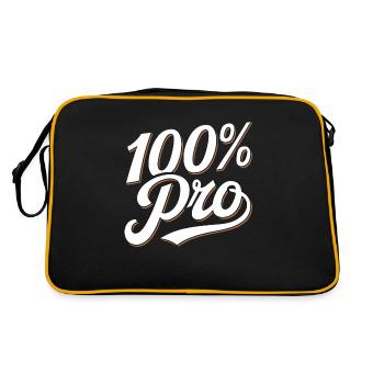 100% pro - Sac Retro - noir/or - Dos