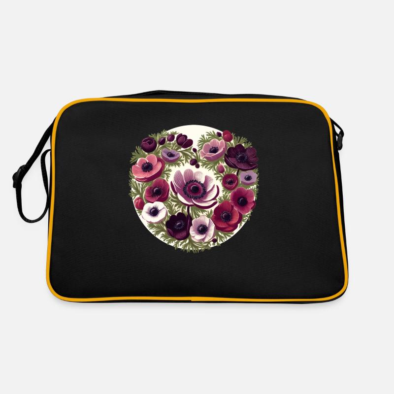 Anémone pourpre Sac Retro