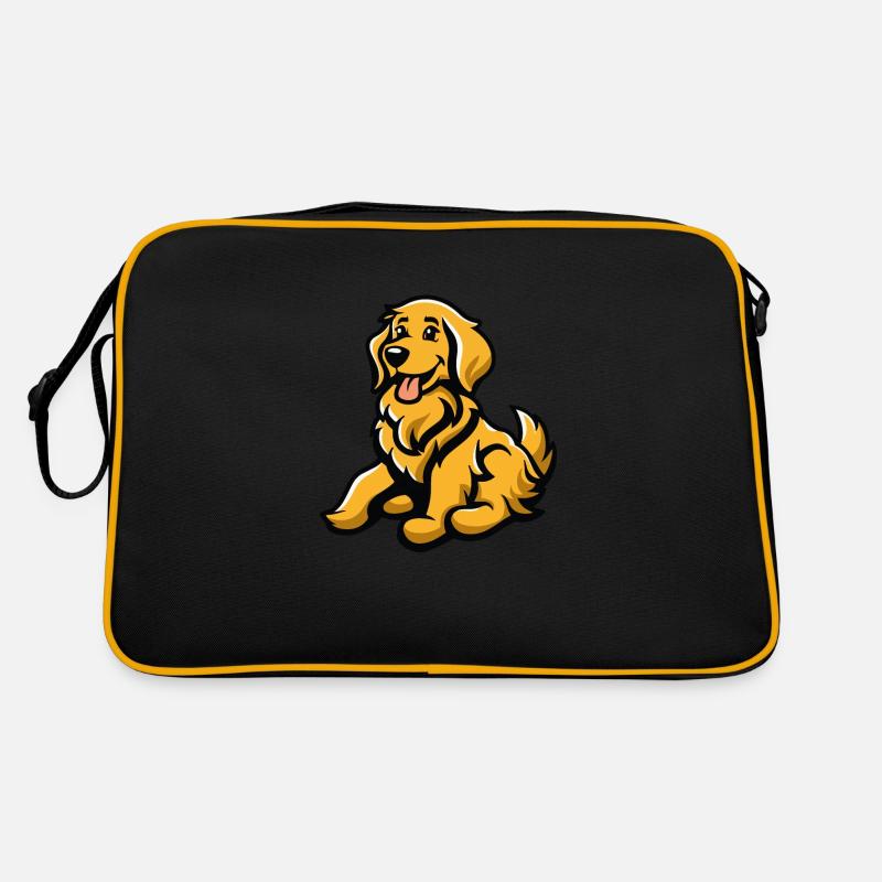 hund tier comic Retro Tasche