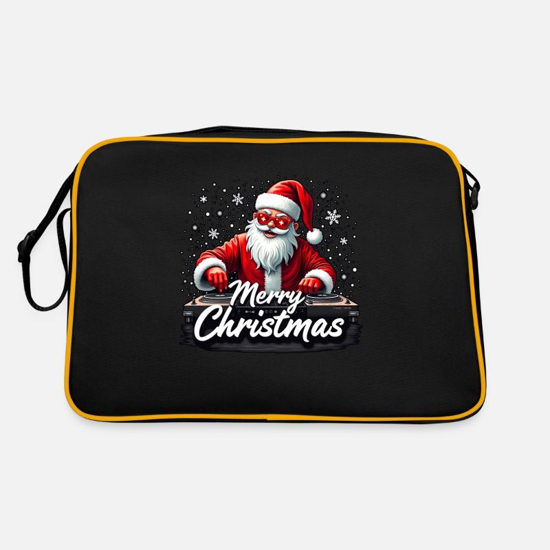DJ Père Noël Weihnachtsmann Sac Retro