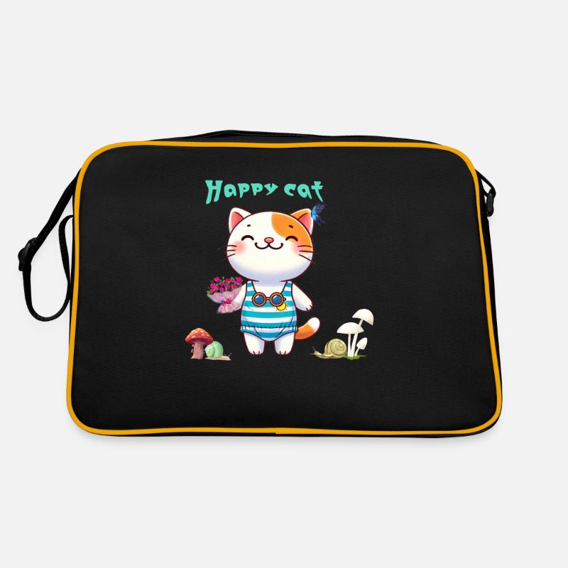 Chat mignon Sac Retro