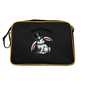 Rabbit Cylinder - Retro Bag - black/gold - Back