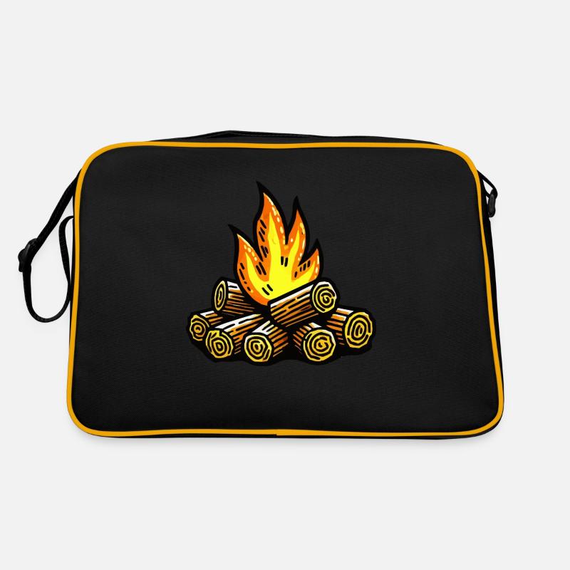 feu de camp Sac Retro