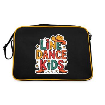 Danse en ligne Enfants Enfants Danse en ligne - Sac Retro - noir/or - Dos