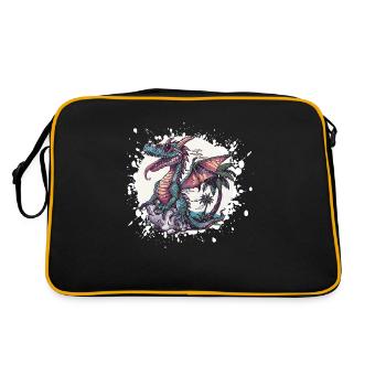 Vacances d’été du Dragon - Sac Retro - noir/or - Dos