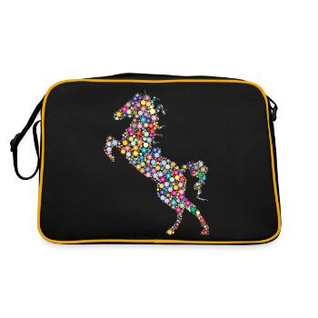 horse - Retro Bag - black/gold - Back
