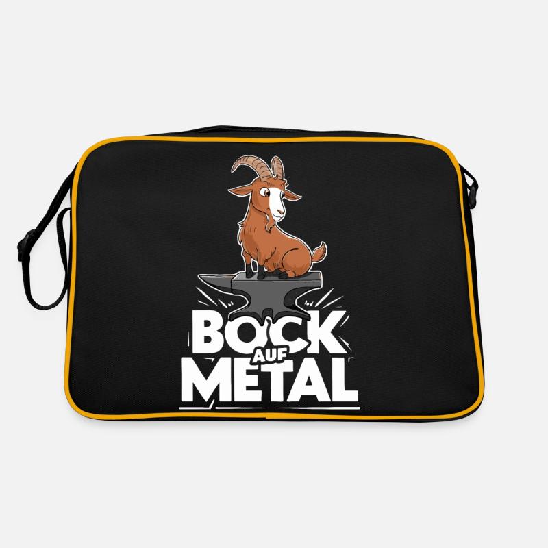 Bock auf Metal Retro Tasche