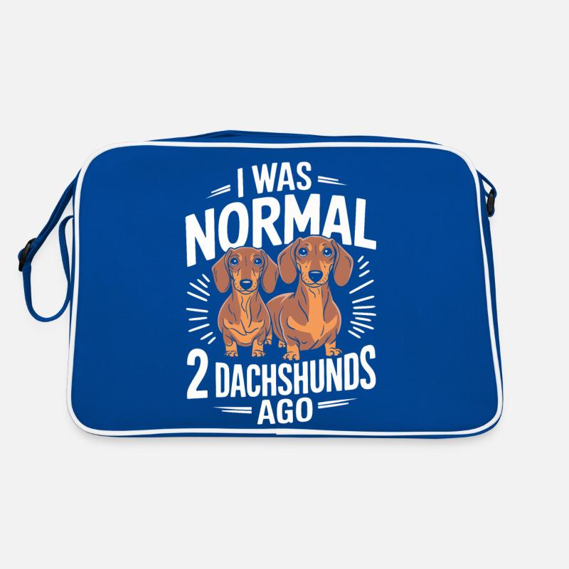 Chien teckel Sac Retro