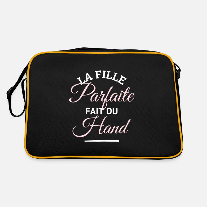 HANDBALLERIN Das perfekte Mädchen - weibliche Handball Retro Tasche