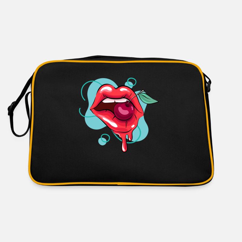 Red Lipstick Retro Tasche