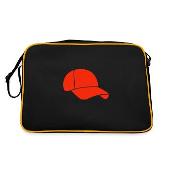 Casquette rouge cape cape - Sac Retro - noir/or - Dos