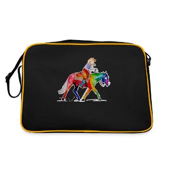 Ranch Riding - Sac Retro - noir/or - Dos