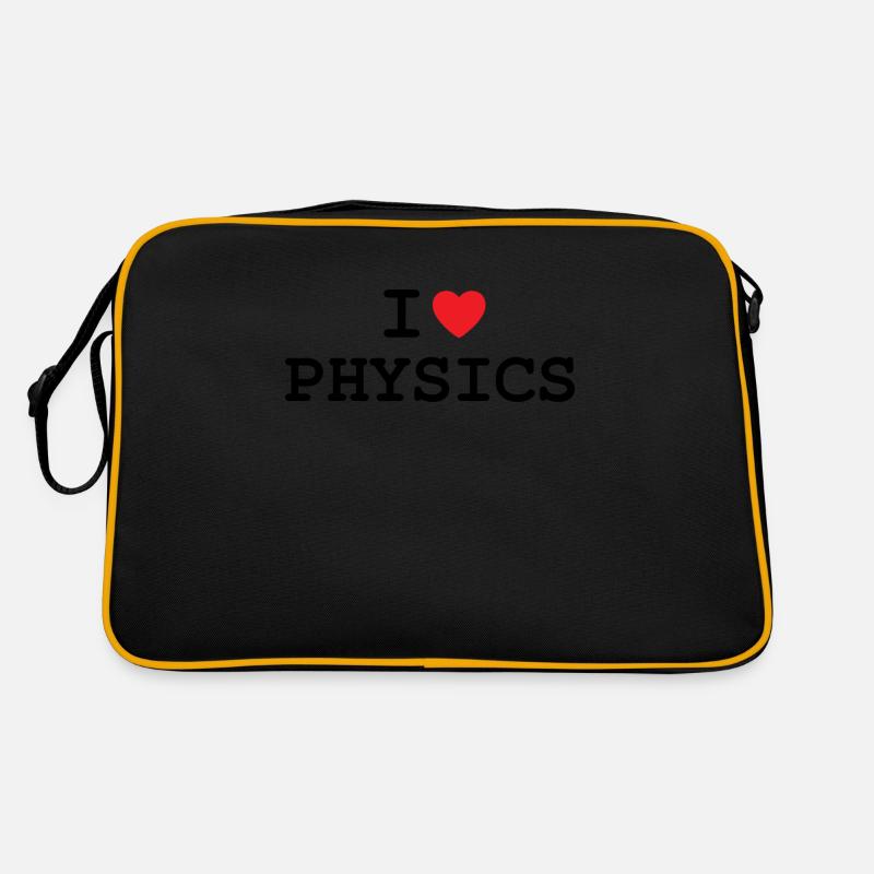 Ich liebe Physik - I love Physics Retro Tasche