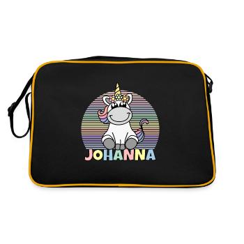 Johanna Nom de la licorne - Sac Retro - noir/or - Dos