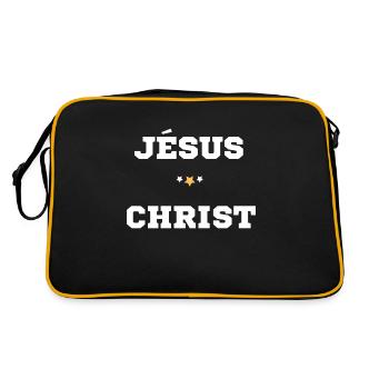 JÉSUS CHRIST - Sac Retro - noir/or - Dos