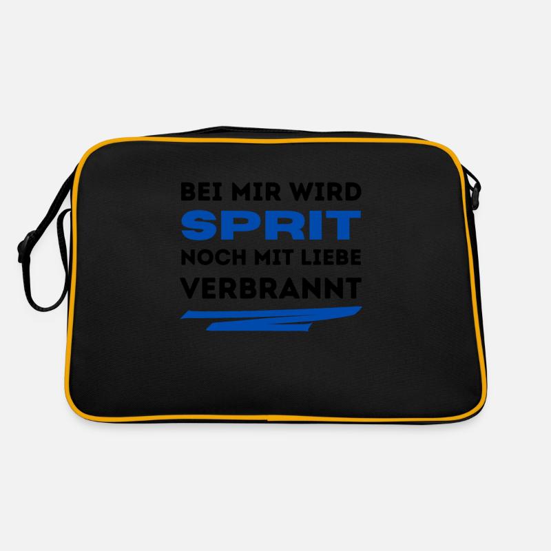 Sprit mit Liebe Retro Tasche