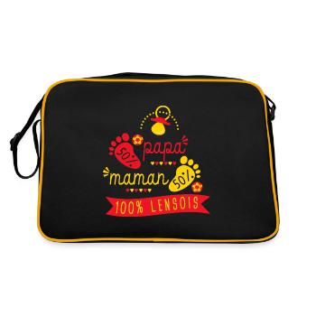 Naissance grossesse supporter foot Lens - Sac Retro - noir/or - Dos