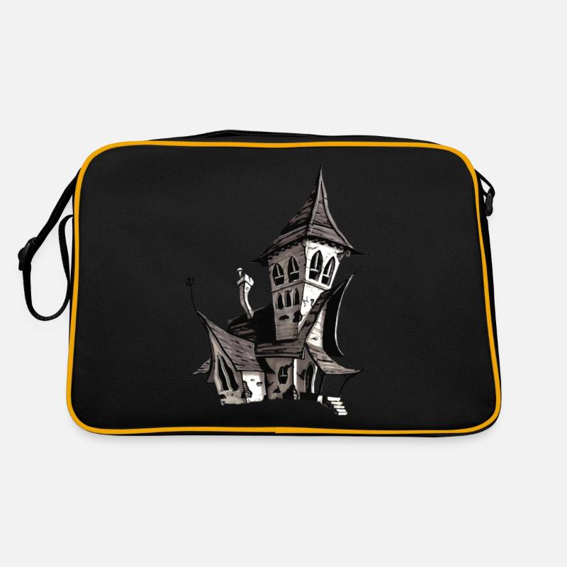 Vampire castle Retro Bag