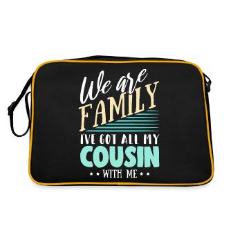 cousin - Sac Retro - noir/or - Dos