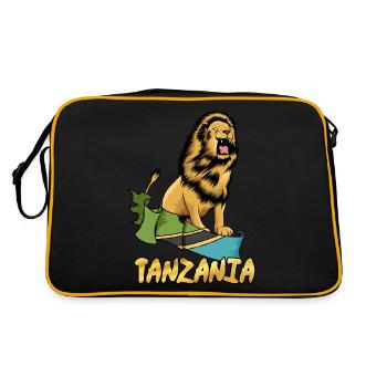Tanzanie - Sac Retro - noir/or - Dos