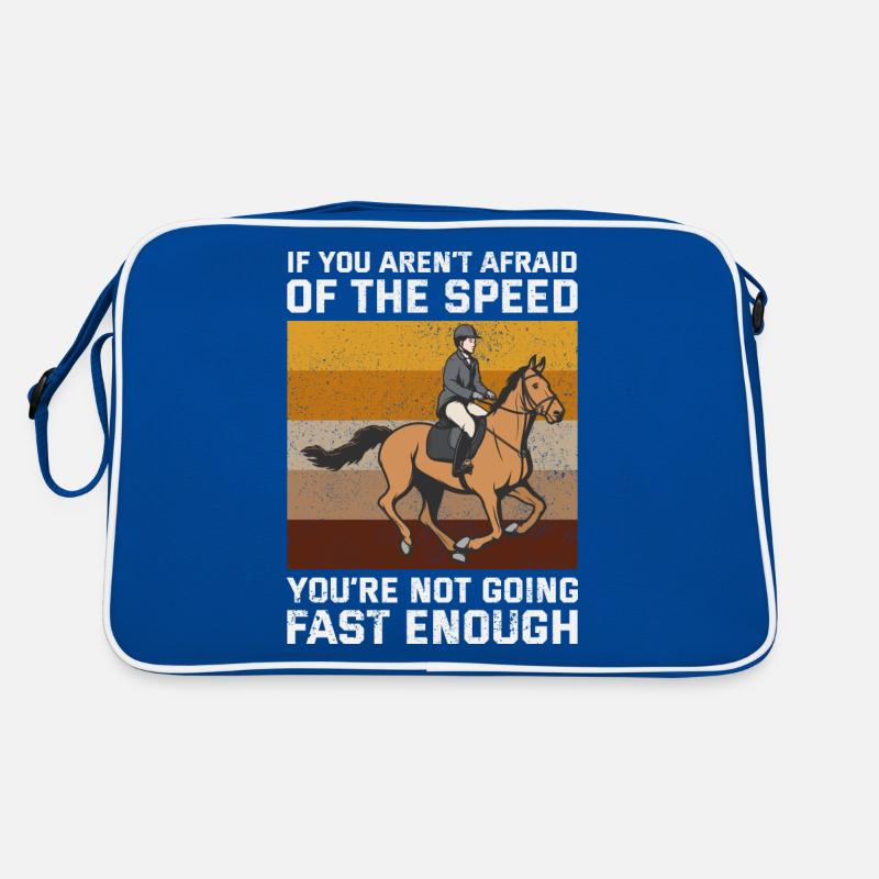 Barrel Racer Racing Équitation Course Rodeo Sac Retro