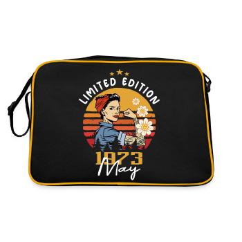 Légendaire depuis mai 1973 - mai 1973 Anniversaire 1973 - Sac Retro - noir/or - Dos