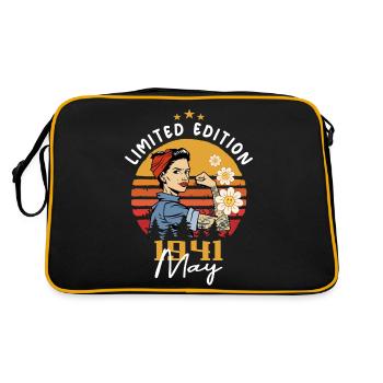 Legendary since May 1941 - May 1941 Birthday 1941 - Retro Bag - black/gold - Back