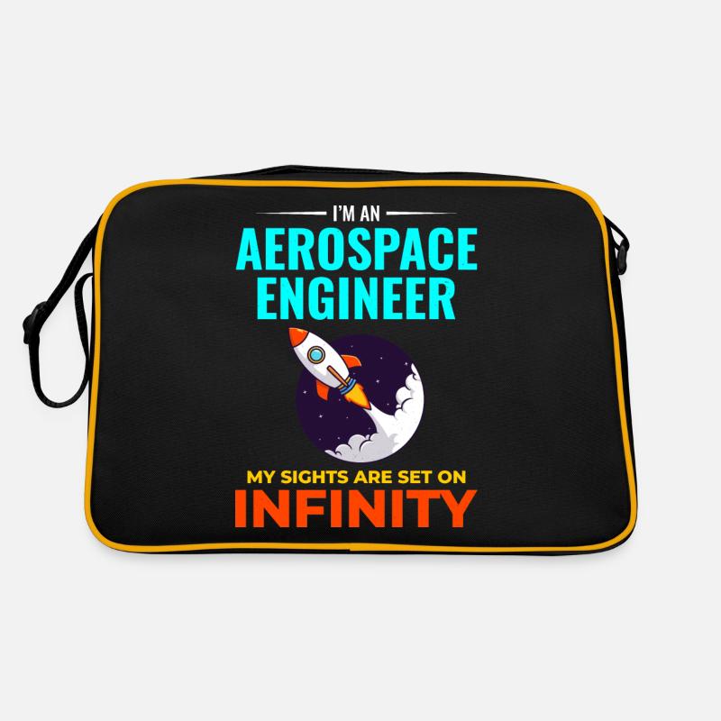 Aerospace Engineer Astronautical Rocket Scientist Retro Bag
