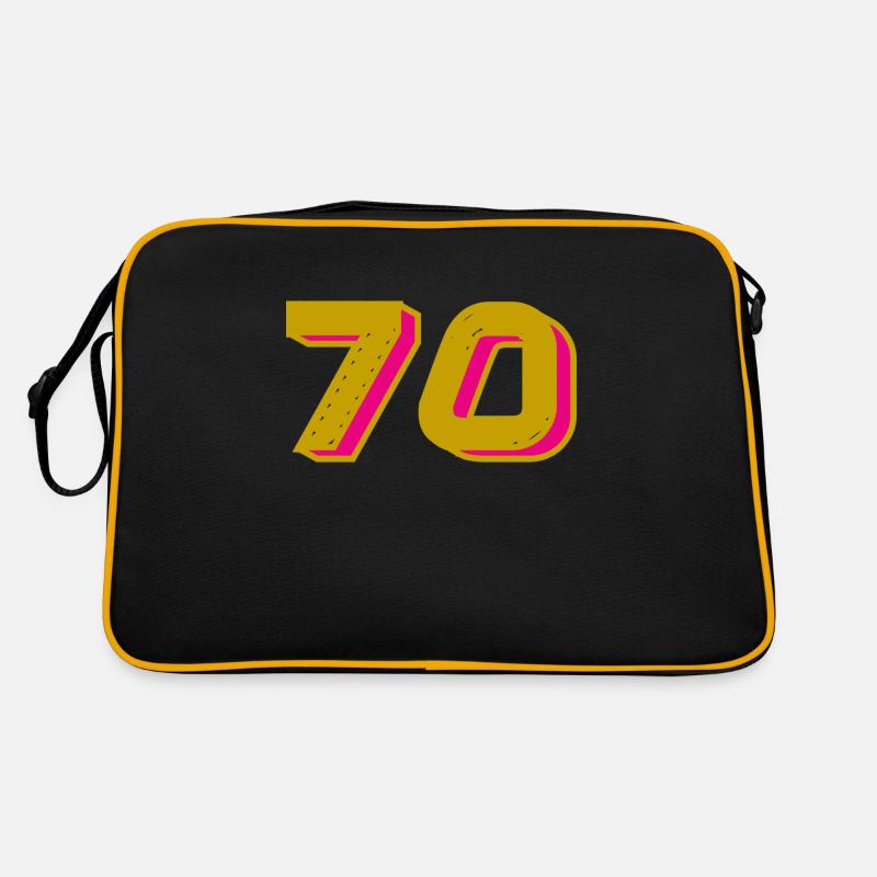 70. 70 ANS. 70e ANNIVERSAIRE. ANNIVERSAIRE 70 ANS. Sac Retro