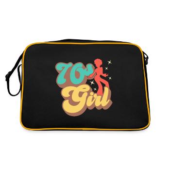 70s Fille 70s Fille Hippie - Sac Retro - noir/or - Dos