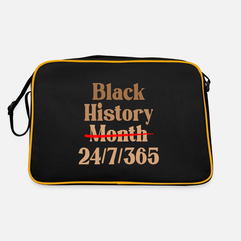 Mois de l’histoire des Noirs 24/7/365 Sac Retro