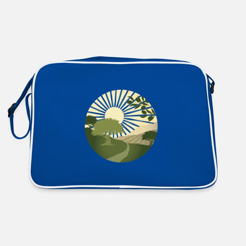 Hike past ancient olive trees Retro Bag