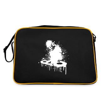 Plateau tournant splash - Sac Retro - noir/or - Dos