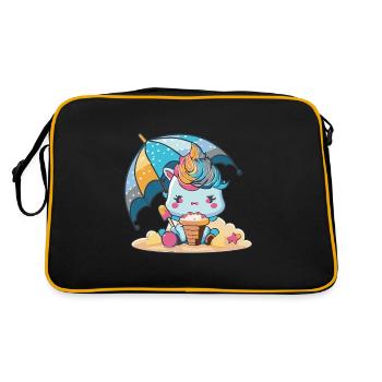 Unicorn essentials - a must-have for the summer - Retro Bag - black/gold - Back