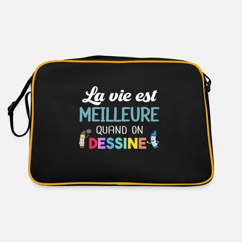 Illustrator Illustrator Gift Drawing Drawing Retro Bag