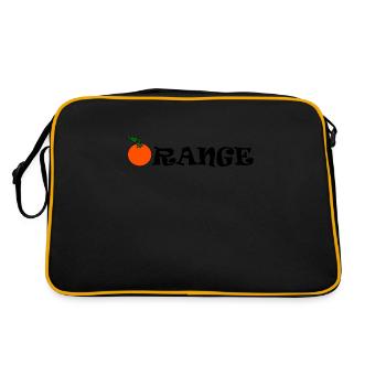 Orange - Retro Bag - black/gold - Back