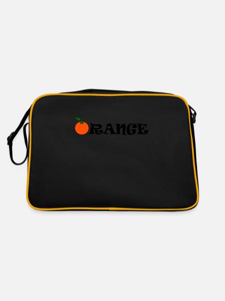 Orange - Sac Retro - noir/or - Dos