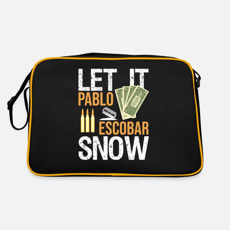 Pablo Escobar "Qu'il neige" Sac Retro
