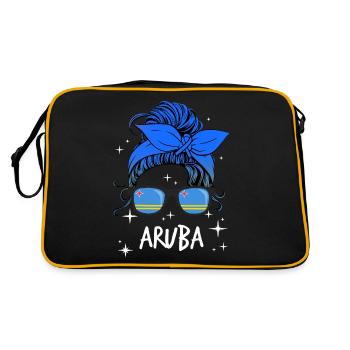 Aruba - Sac Retro - noir/or - Dos
