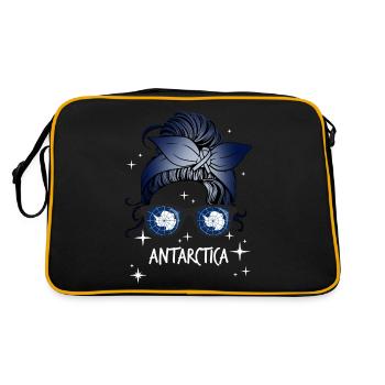 Antarctique - Sac Retro - noir/or - Dos