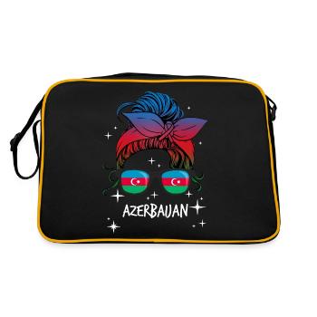 Azerbaijan - Retro Bag - black/gold - Back