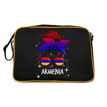 Armenia - Retro Bag - black/gold - Back