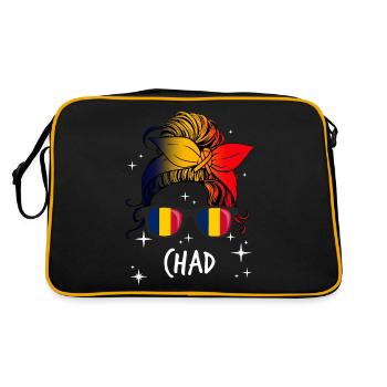 Tchad - Sac Retro - noir/or - Dos