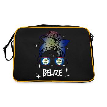 Belize - Sac Retro - noir/or - Dos