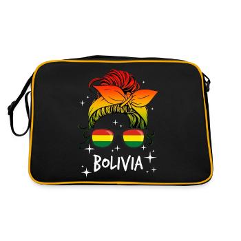 Bolivie - Sac Retro - noir/or - Dos