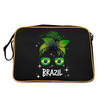 Brésil - Sac Retro - noir/or - Dos
